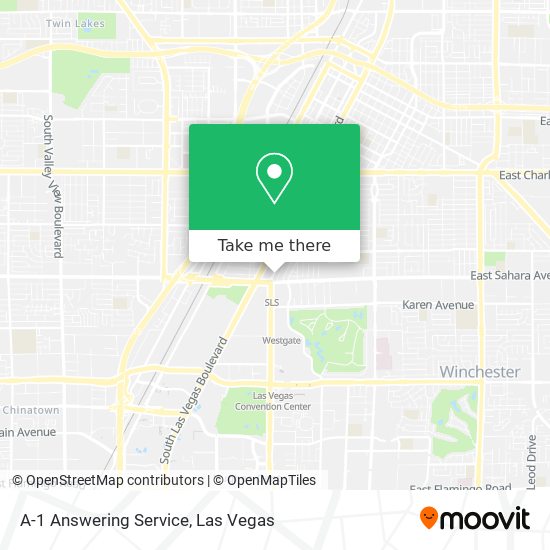 A-1 Answering Service map