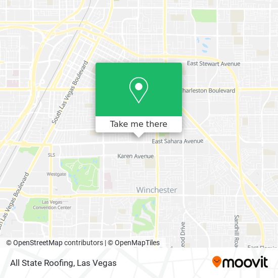 Mapa de All State Roofing