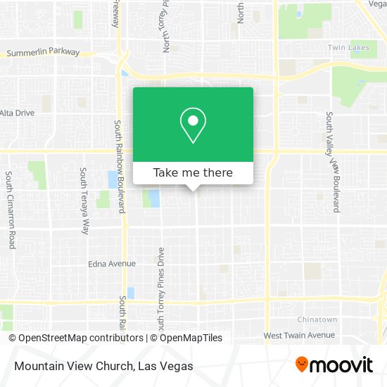 Mountain View Church map