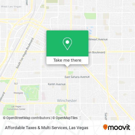Affordable Taxes & Multi Services map