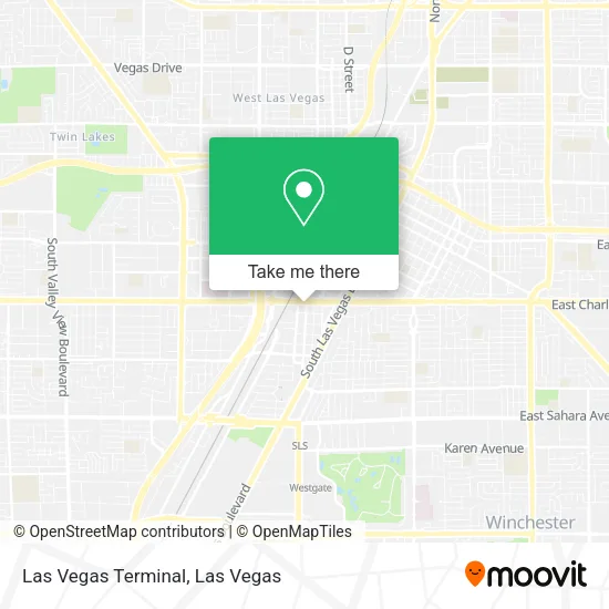 Las Vegas Terminal map