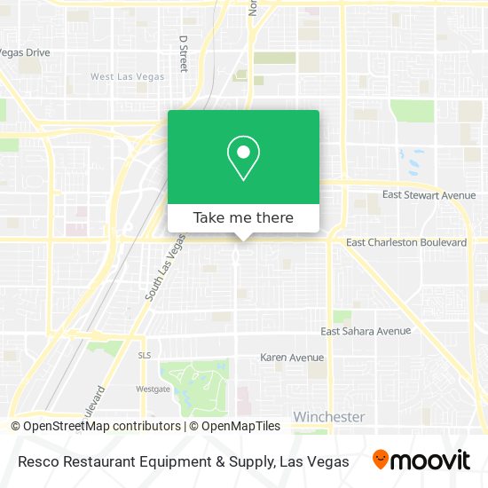 Resco Restaurant Equipment & Supply map