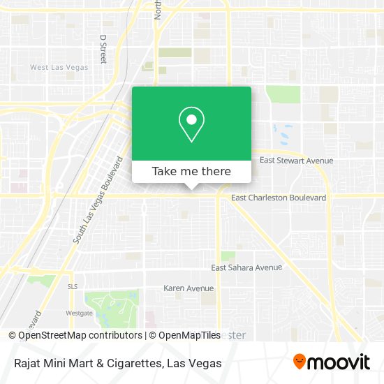 Mapa de Rajat Mini Mart & Cigarettes