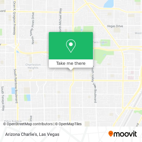 Arizona Charlie's map