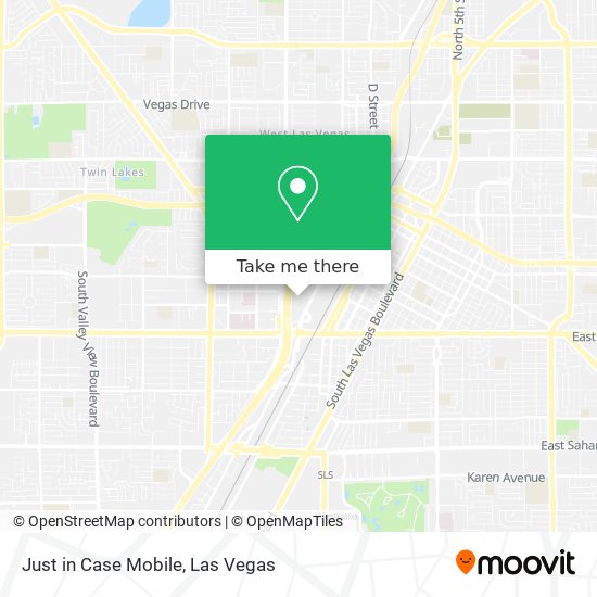 Just in Case Mobile map