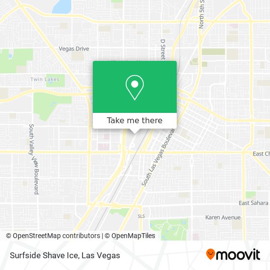 Mapa de Surfside Shave Ice
