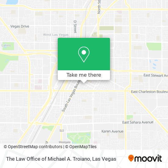 Mapa de The Law Office of Michael A. Troiano