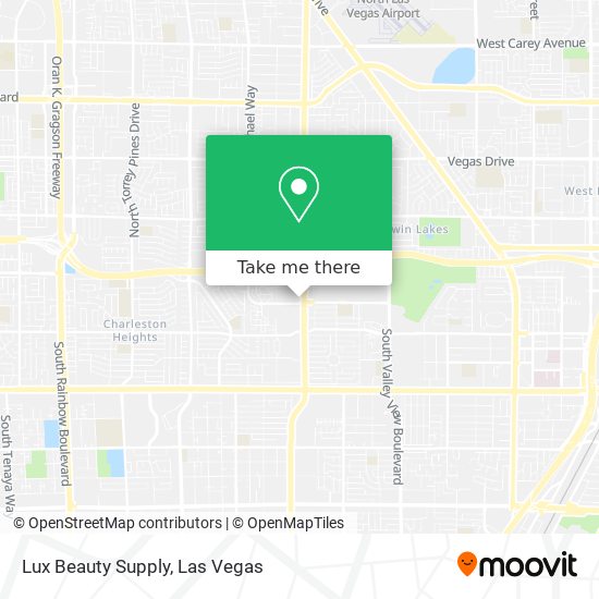 Lux Beauty Supply map
