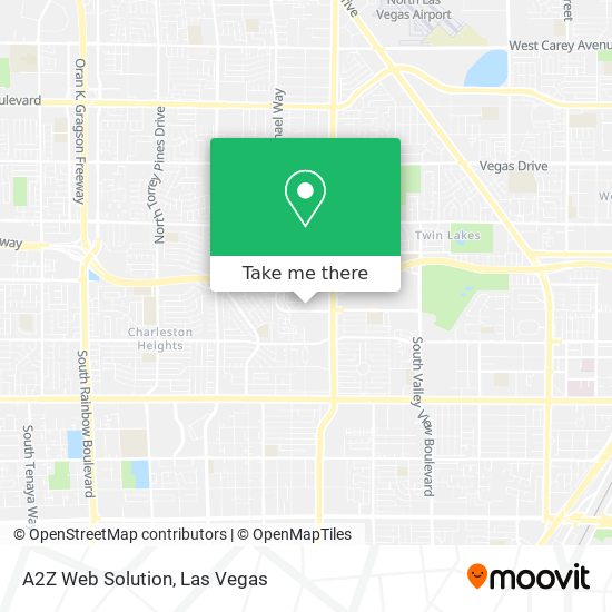 A2Z Web Solution map