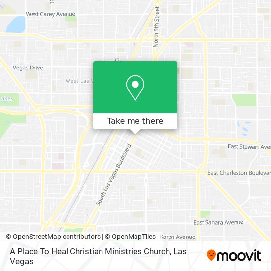 Mapa de A Place To Heal Christian Ministries Church