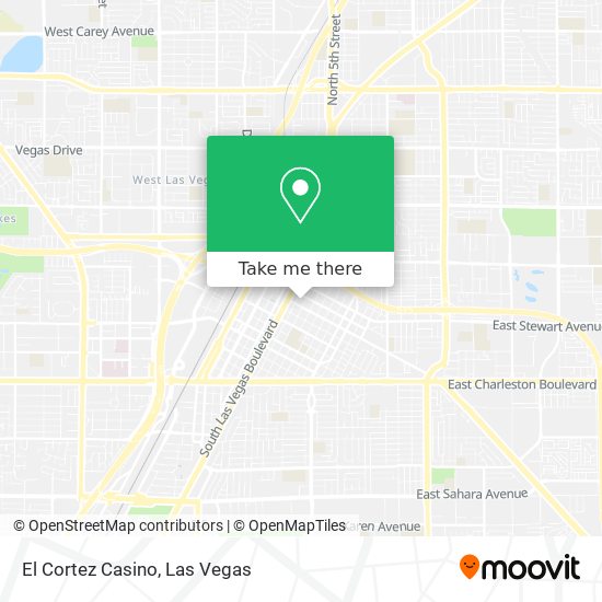 El Cortez Casino map