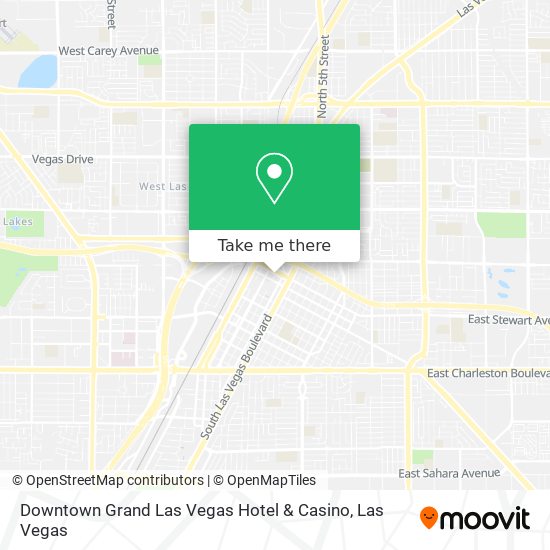 Downtown Grand Las Vegas Hotel & Casino map