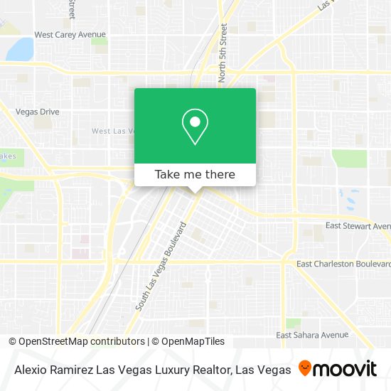 Alexio Ramirez Las Vegas Luxury Realtor map