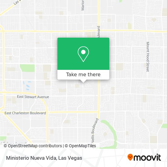 Ministerio Nueva Vida map