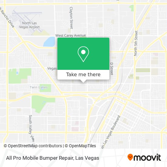 All Pro Mobile Bumper Repair map