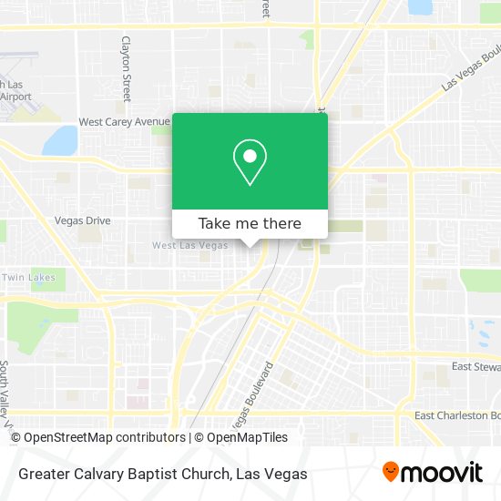 Greater Calvary Baptist Church map