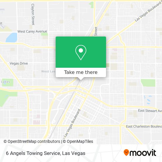 6 Angels Towing Service map