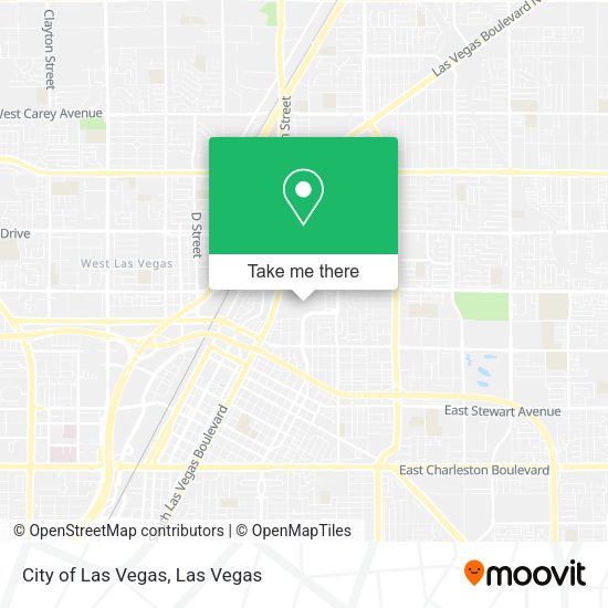 City of Las Vegas map