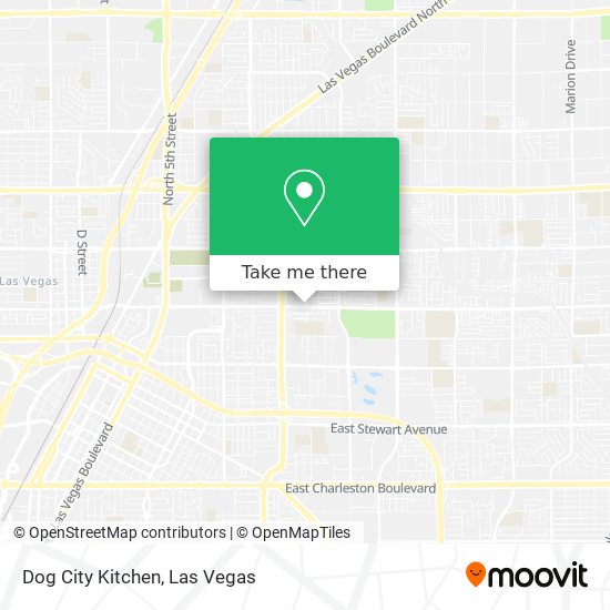 Mapa de Dog City Kitchen