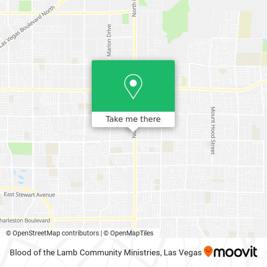 Mapa de Blood of the Lamb Community Ministries