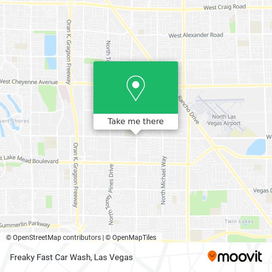 Freaky Fast Car Wash map