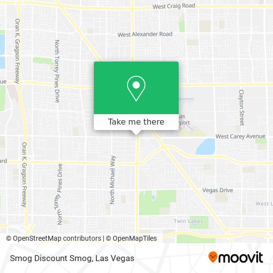 Mapa de Smog Discount Smog