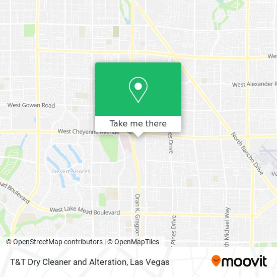T&T Dry Cleaner and Alteration map