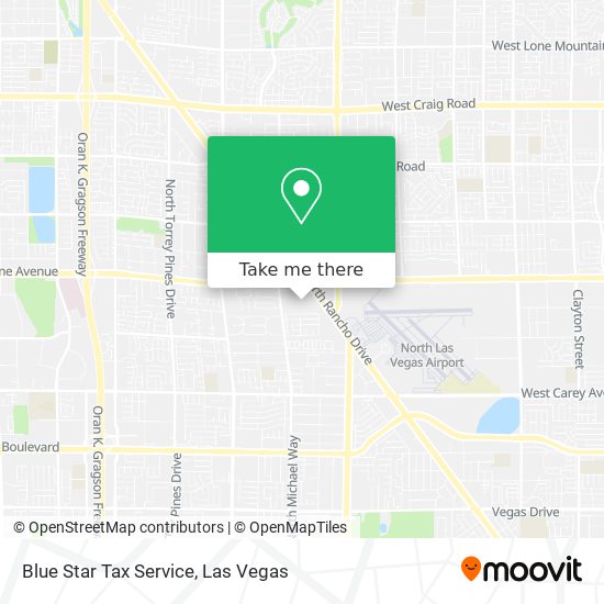 Mapa de Blue Star Tax Service