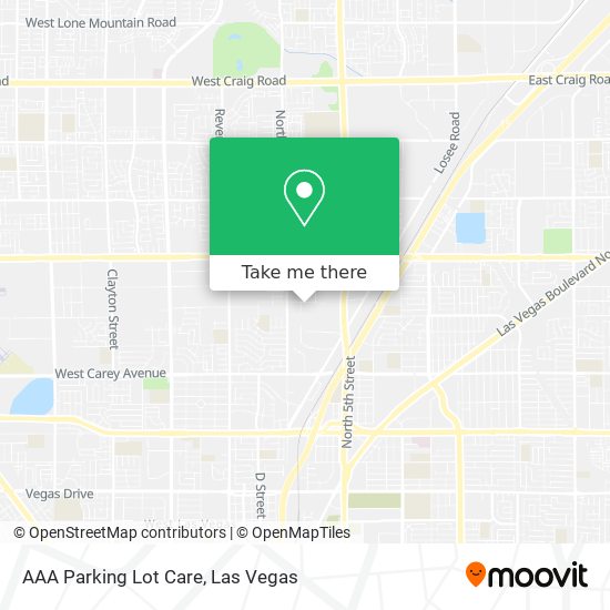 AAA Parking Lot Care map