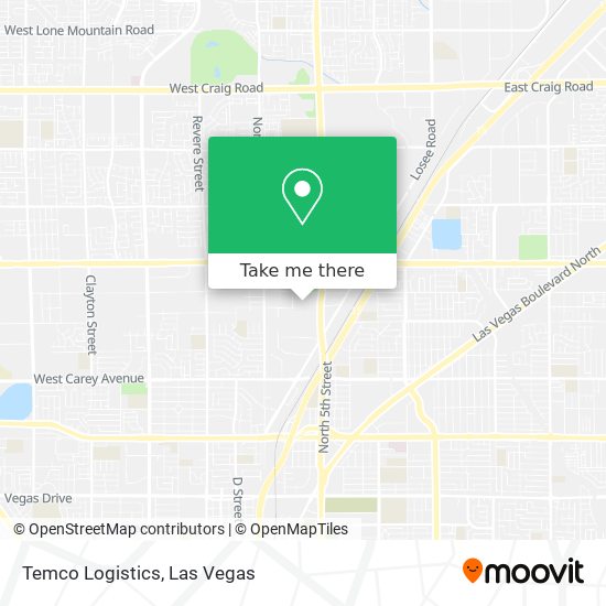 Temco Logistics map