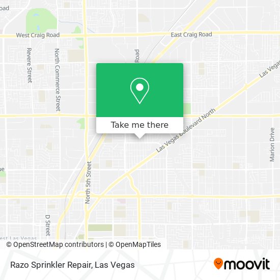 Mapa de Razo Sprinkler Repair