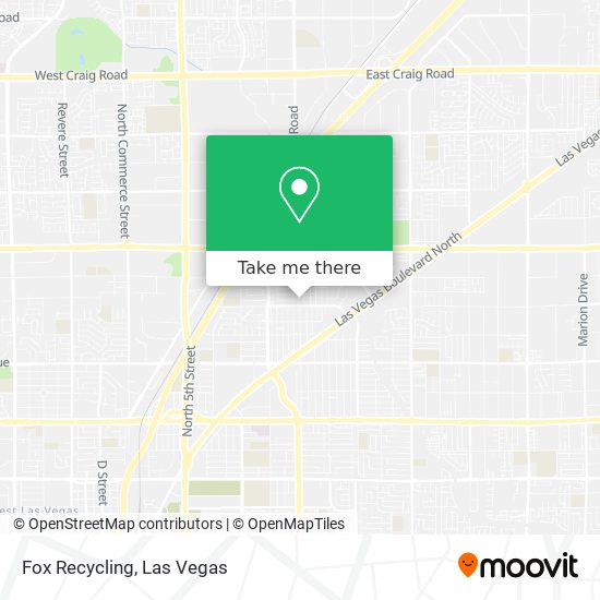 Mapa de Fox Recycling