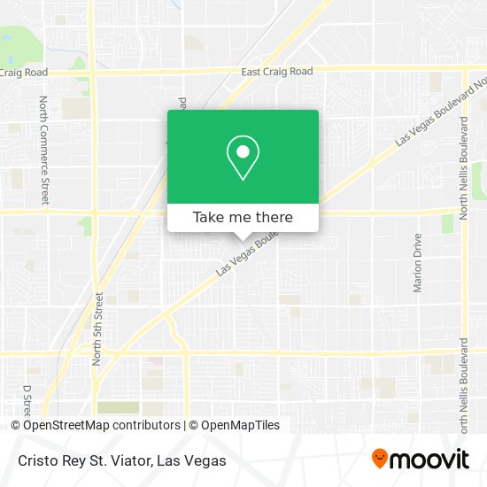 Cristo Rey St. Viator map