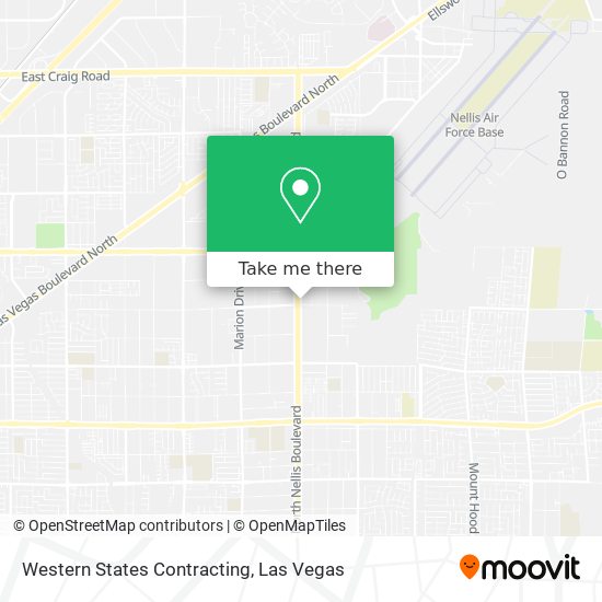 Western States Contracting map