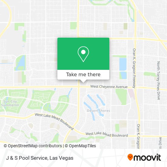 Mapa de J & S Pool Service