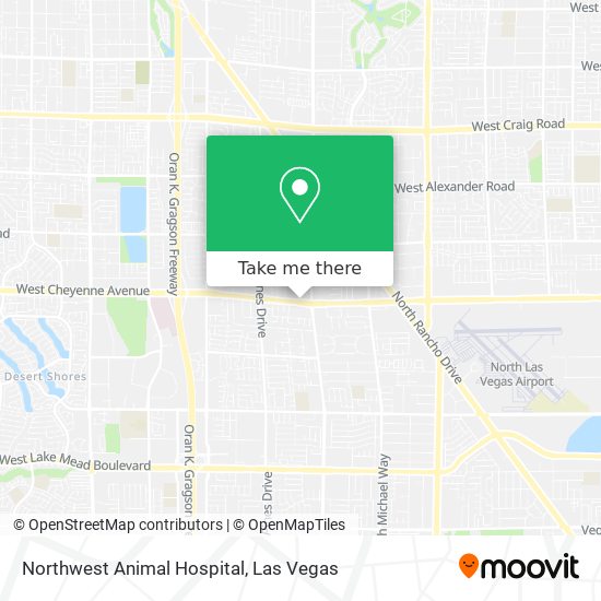Northwest Animal Hospital map