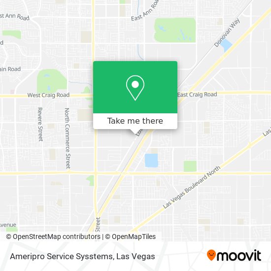 Ameripro Service Sysstems map
