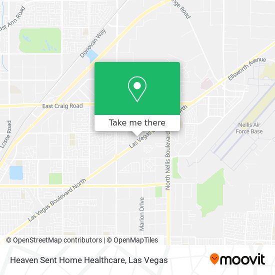 Heaven Sent Home Healthcare map