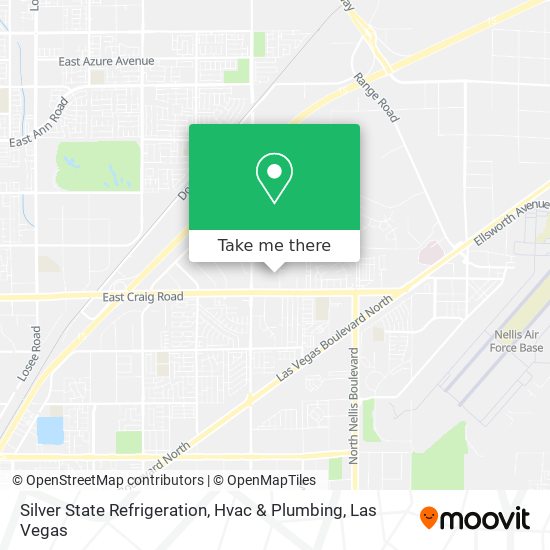 Mapa de Silver State Refrigeration, Hvac & Plumbing