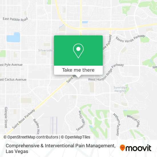 Comprehensive & Interventional Pain Management map