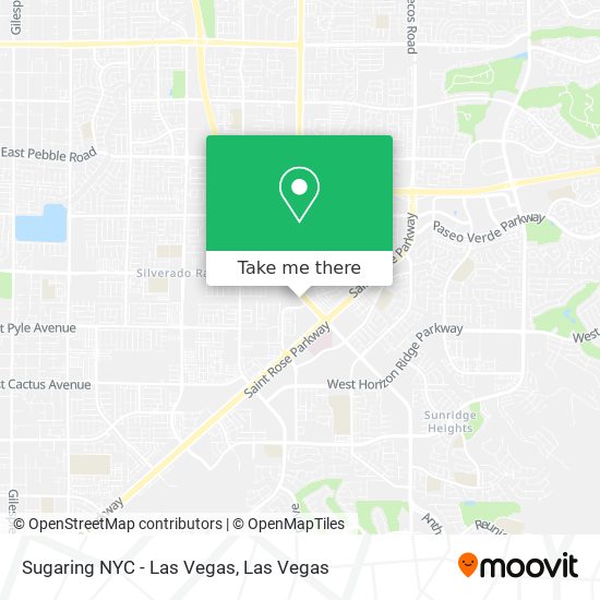 Sugaring NYC - Las Vegas map