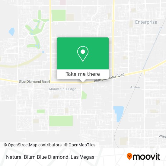 Natural Blum Blue Diamond map