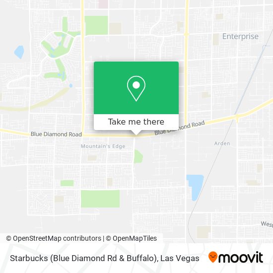 Mapa de Starbucks (Blue Diamond Rd & Buffalo)