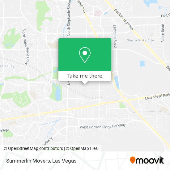 Summerlin Movers map