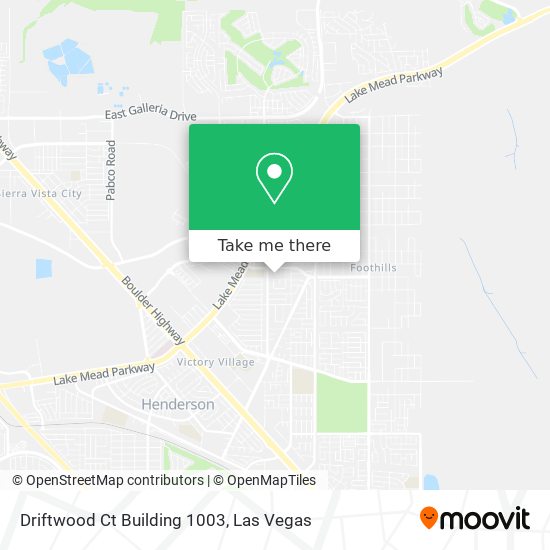 Driftwood Ct Building 1003 map
