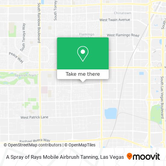 A Spray of Rays Mobile Airbrush Tanning map
