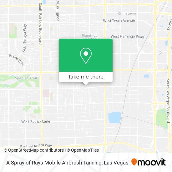Mapa de A Spray of Rays Mobile Airbrush Tanning