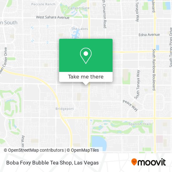 Mapa de Boba Foxy Bubble Tea Shop
