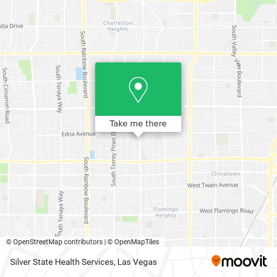 Mapa de Silver State Health Services