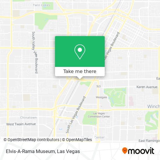 Elvis-A-Rama Museum map